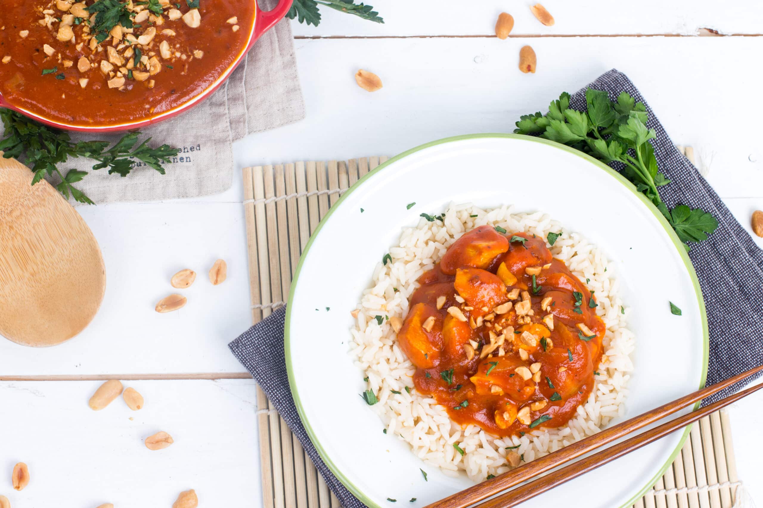 curry kokos kip gezond healthy dinner rijst