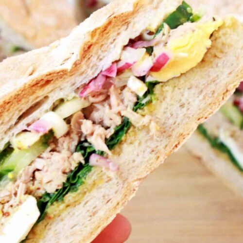 picknickbrood met tonijn