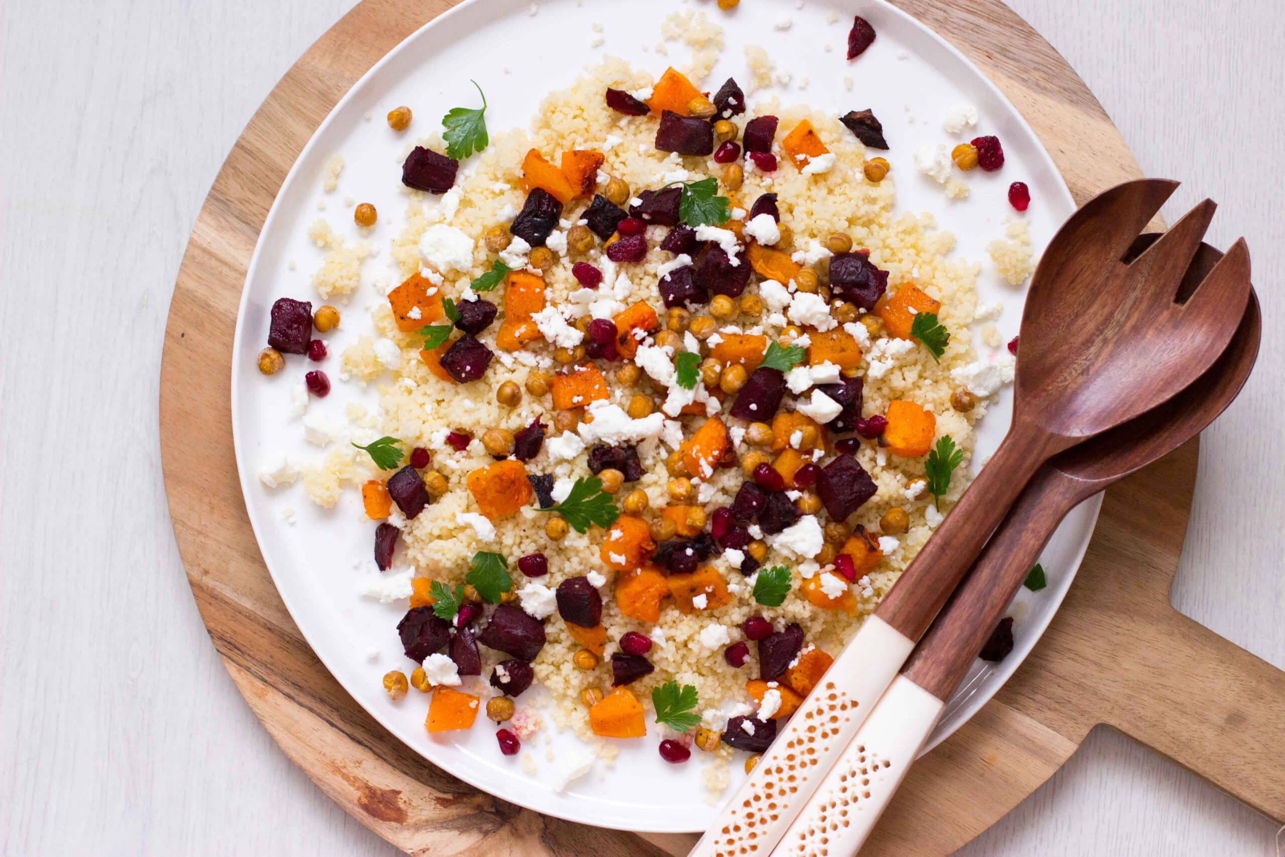 Couscous met gegrilde groenten