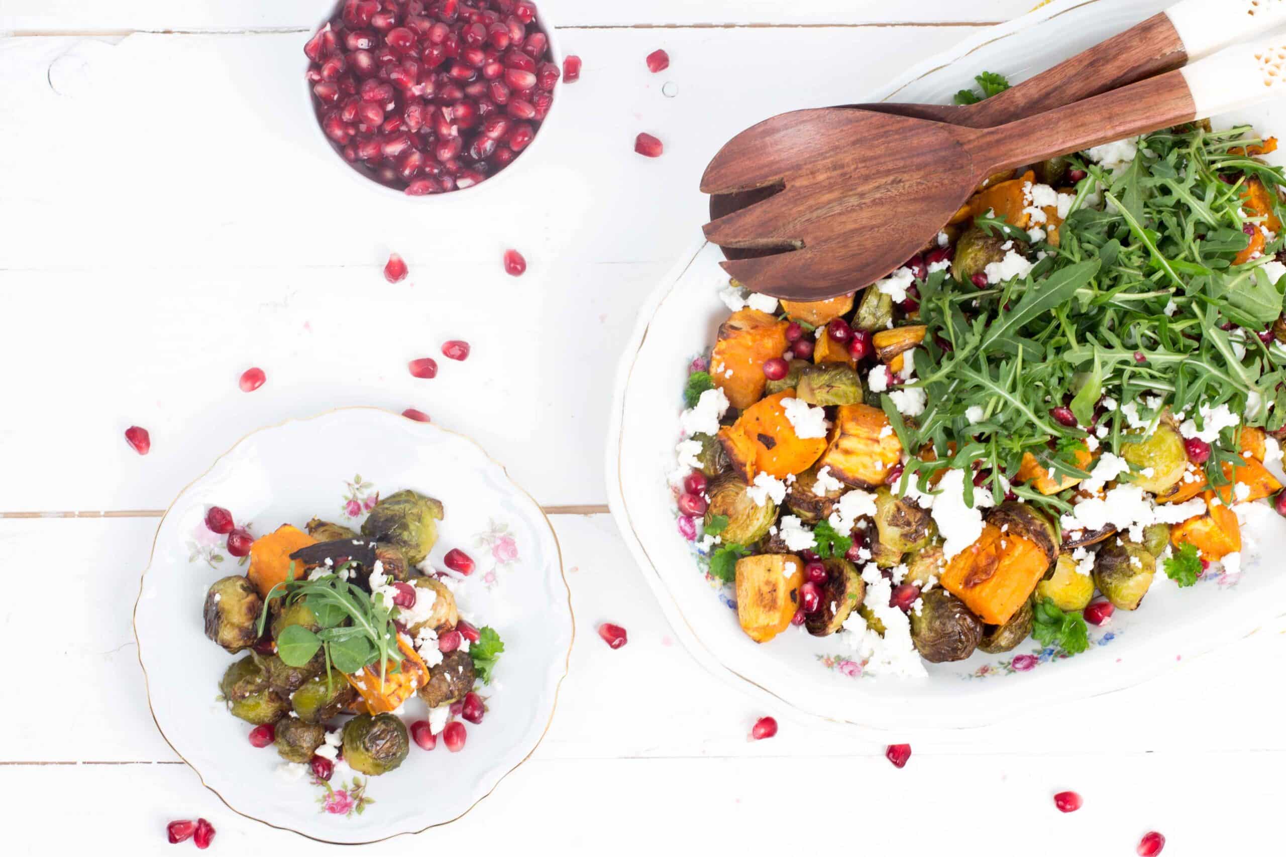 spruitjes zoete aardappel gezond dinner oven geroosterd glutenvrij vegetarisch 5