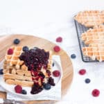 vegan wafels gezond healthy ontbijt snack 3