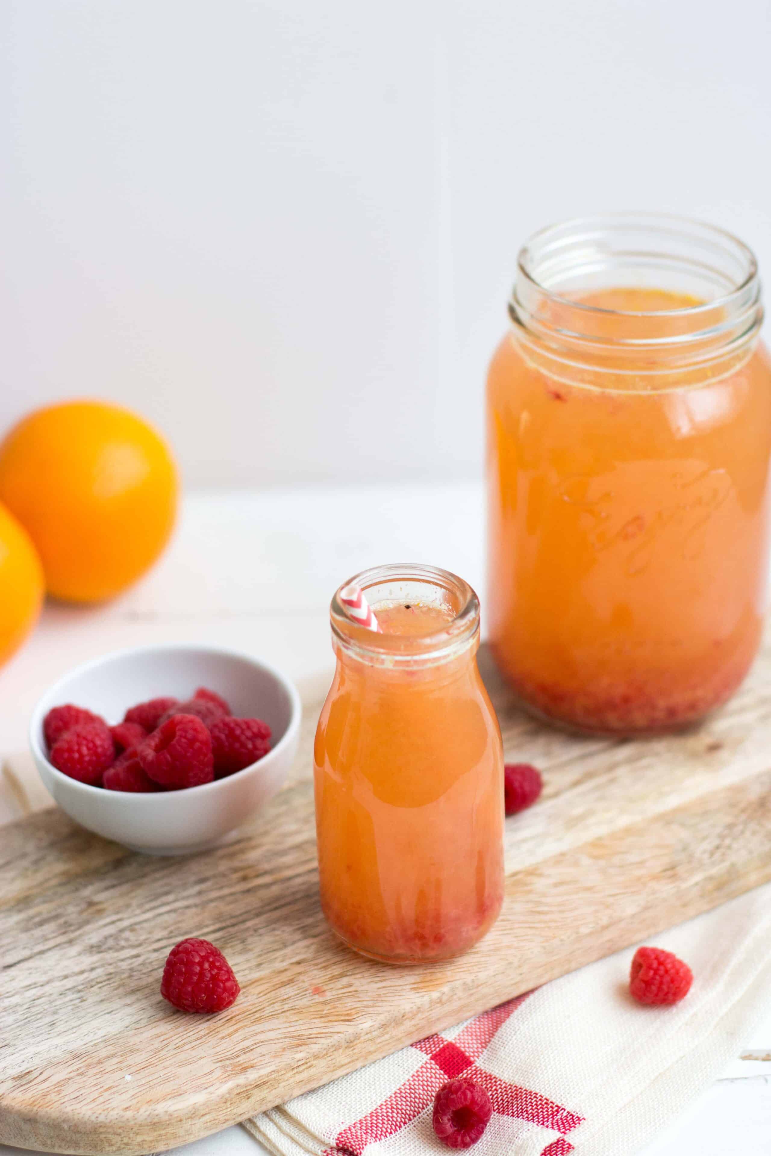 limonade zelfgemaakt homemade frambozen grapefruit gezond healthy 3