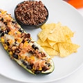 Mexicaanse gevulde courgette