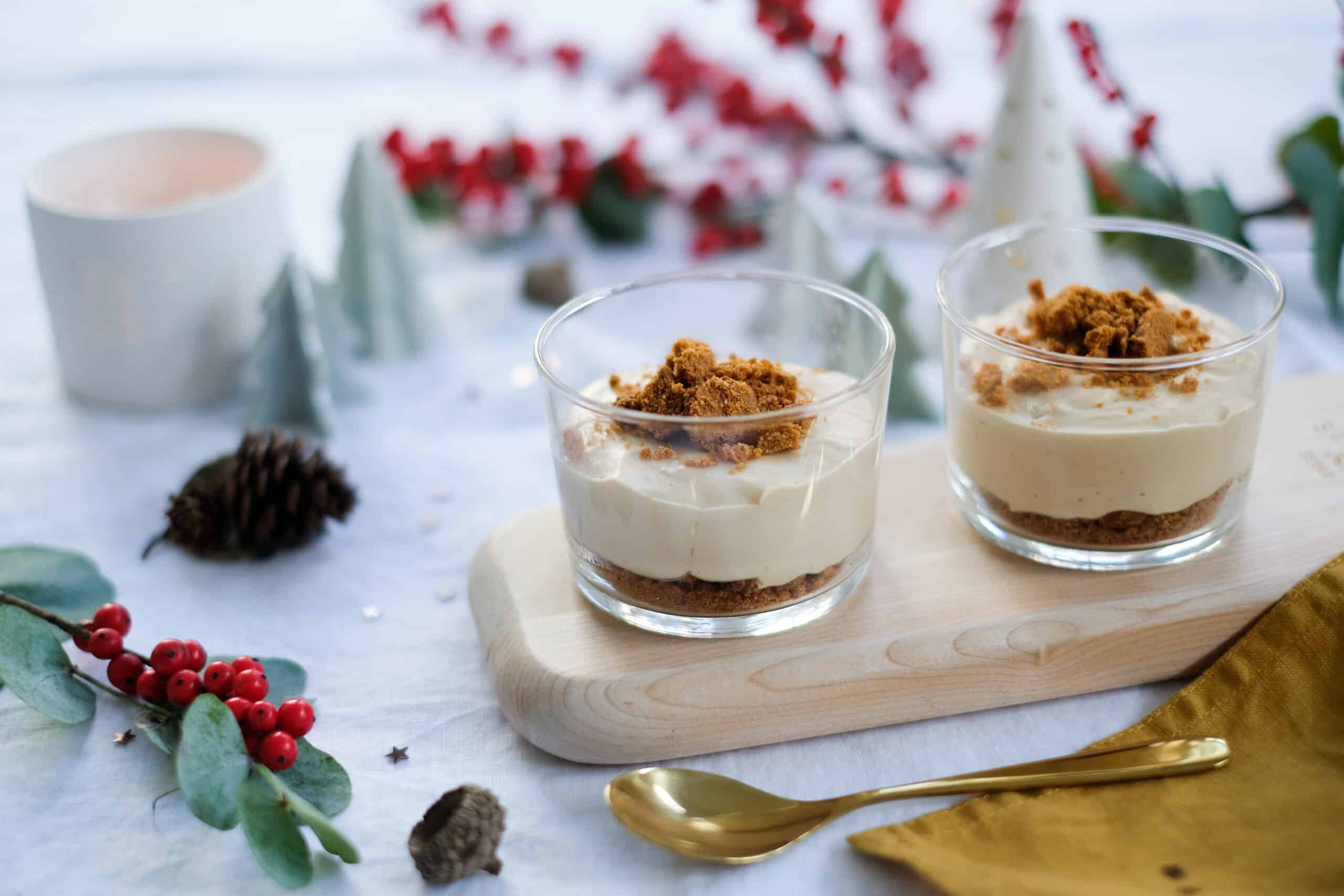 kerst menu speculaas mousse