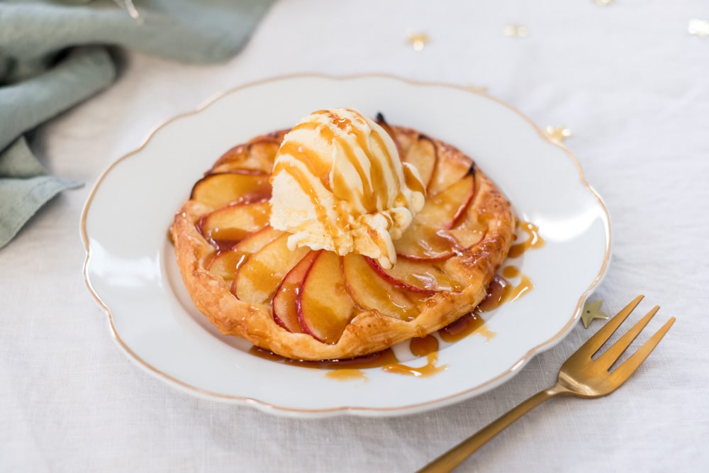 Appeltaartjes met ijs