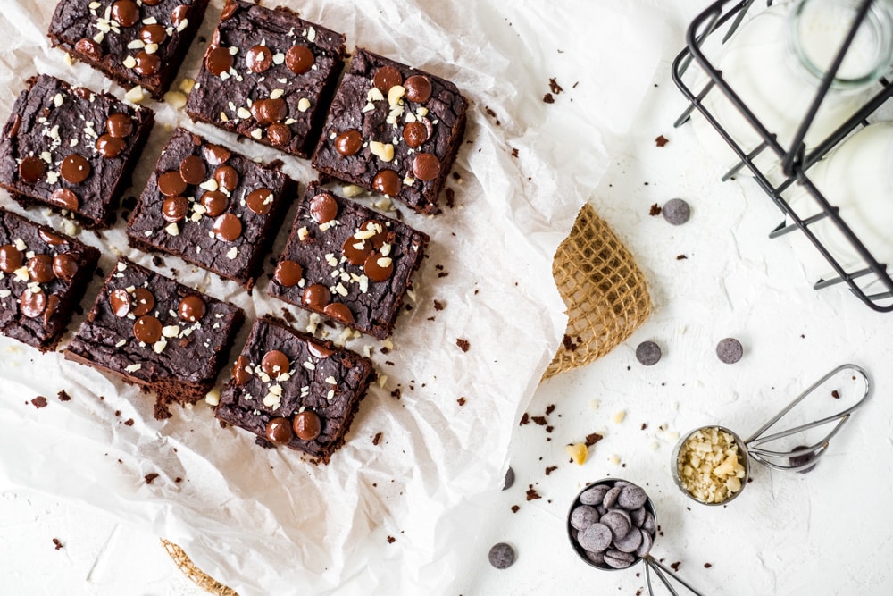 zwarte bonen brownies