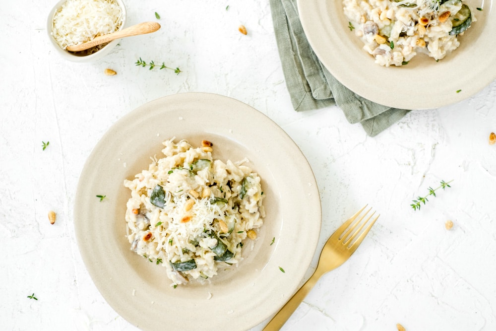 Risotto met courgette