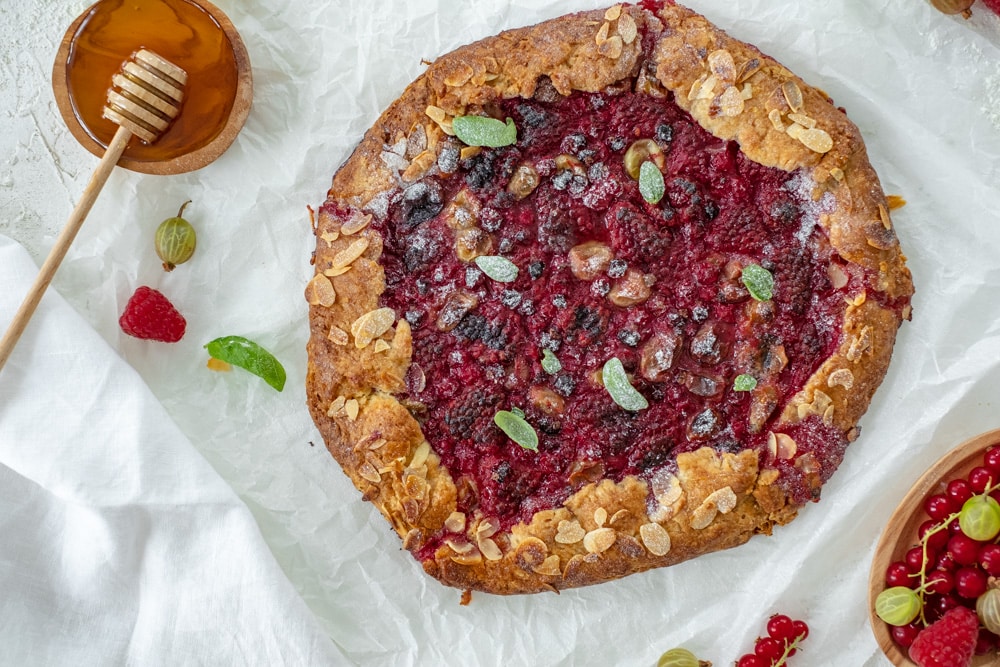 galette met zomerfruit