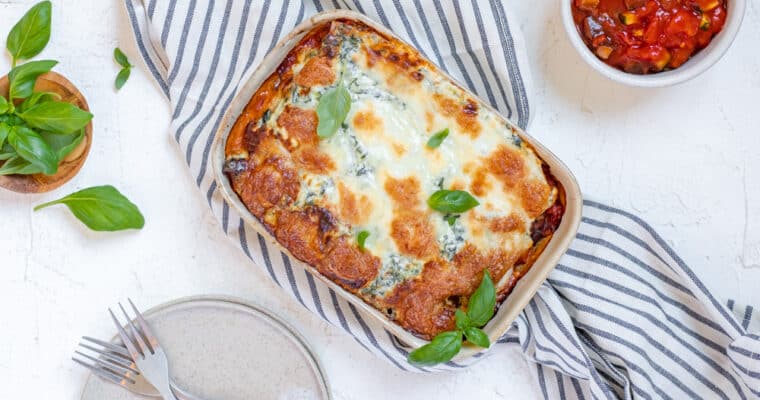 veggie lasagna 1 4