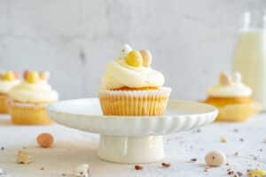 Gemakkelijke vanille cupcakes: basis recept