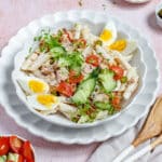 pasta salade met zalm