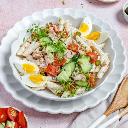 pasta salade met zalm 1 4