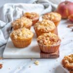 appel crumble muffins