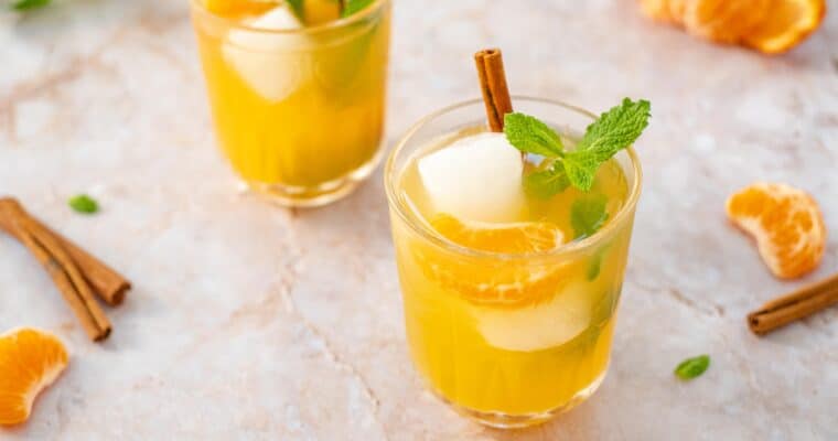 Winter limonade met mandarijn