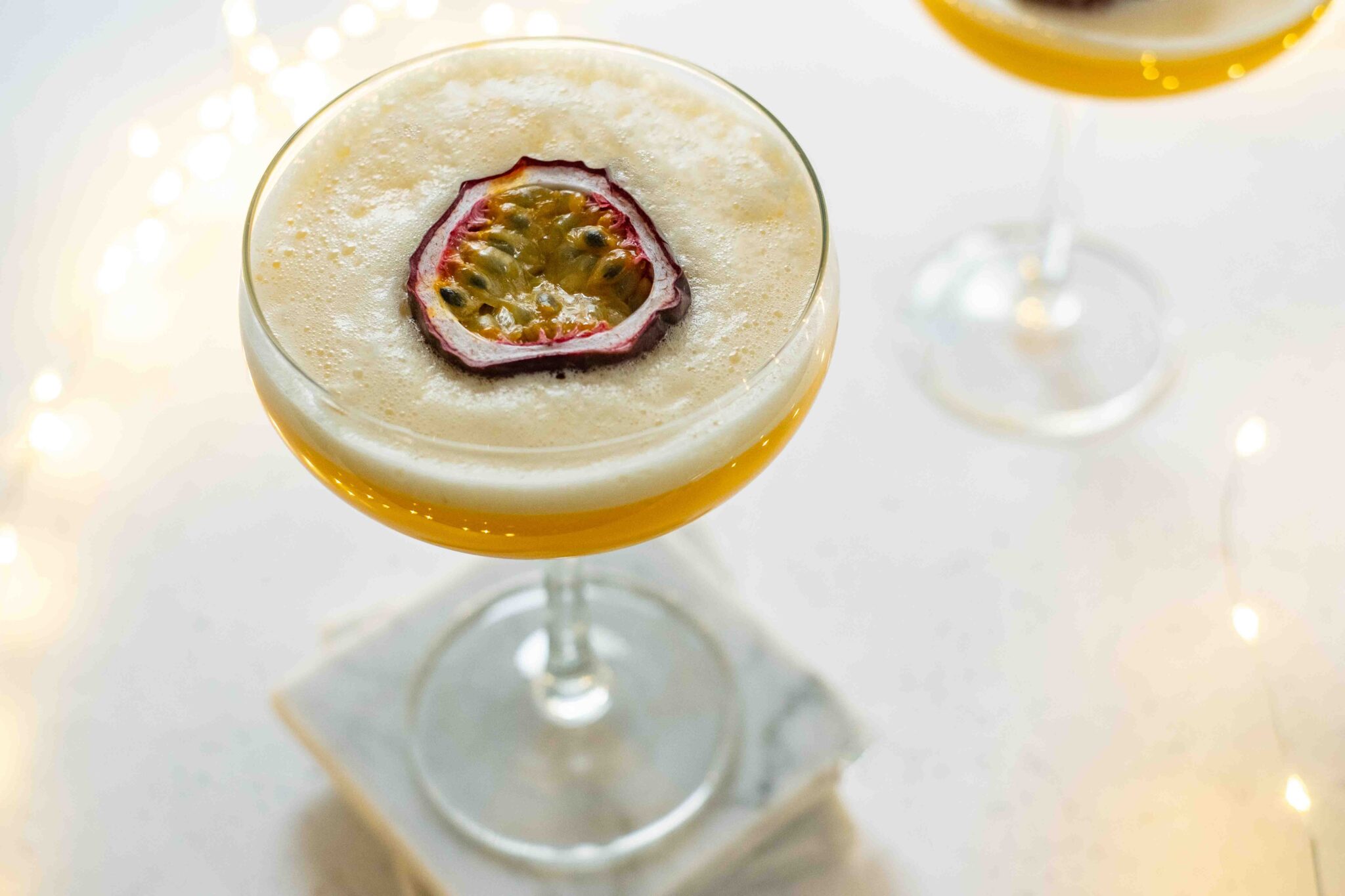 Pornstar martini mocktail (met alcoholische optie)