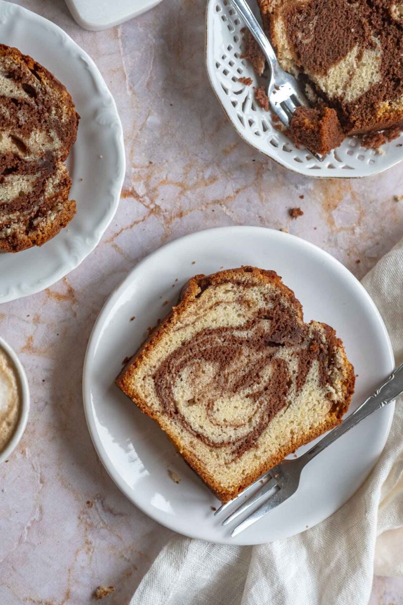 marmercake recept 1 plakje gesneden