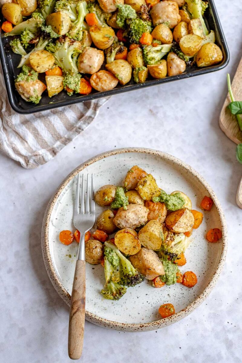 traybake met worst en krieltjes 4